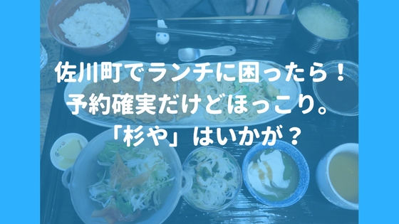 佐川町でランチに困ったら 杉や 高知県佐川町 はいかが 高知に移住したのーてんき女のブログ 佐川町でランチに困ったら 杉や 高知県佐川町 はいかが 高知に移住したのーてんき女のブログ