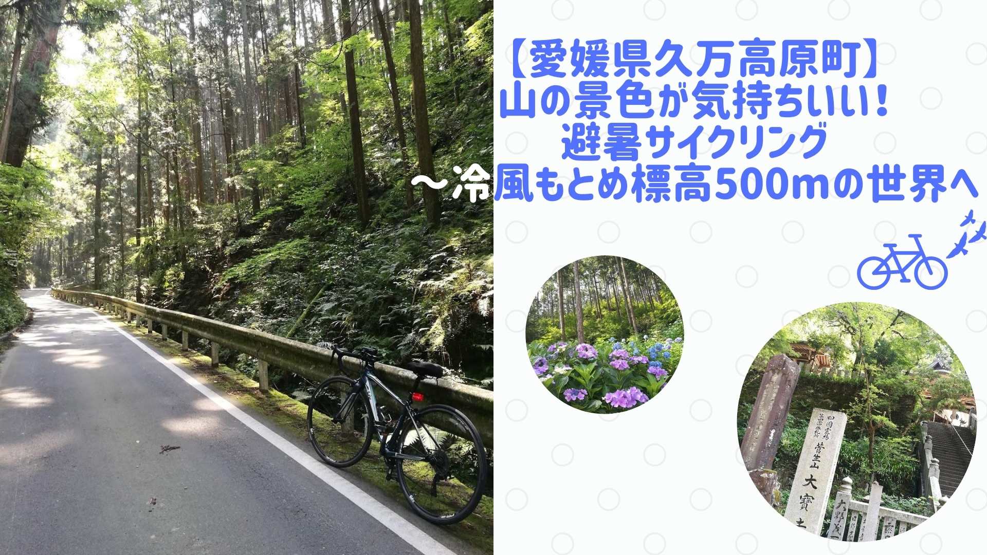 【愛媛県久万高原町】避暑サイクリング